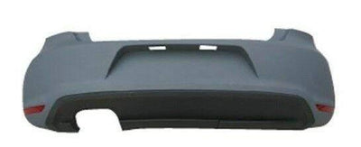 Fits VW Polo Gti 2009-2014 Rear Bumper Primed Complete With Spoiler Double Exhaust & 2 Cut Outs - tradevehicleparts.co.uk