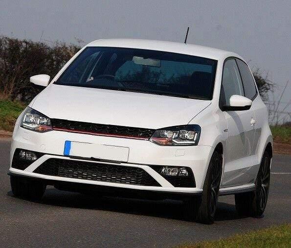 Fits VW Polo Gti 2014-2017 Front Bumper Spoiler Black - image 2