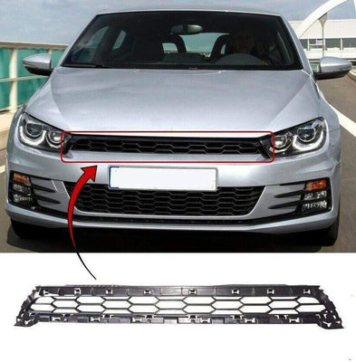 Fits VW Scirocco 2014-2017 Main Centre Front Bumper Grille Honeycomb - tradevehicleparts.co.uk