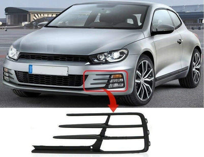 Fits VW Scirocco Gts 2014-2017 Front Bumper Fog Grille Passenger Side - tradevehicleparts.co.uk
