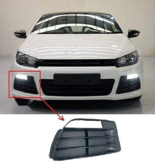 Fits VW Scirocco R 2008-2014 Front Bumper Fog Grille Black Driver Side - image 2