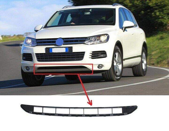 VW Touareg 2011-2014 Front Bumper Lower Centre Grille Black