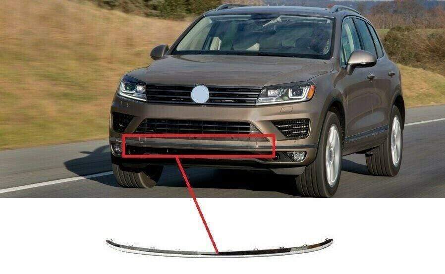 VW Touareg 2014-2018 Front Bumper Moulding Chrome