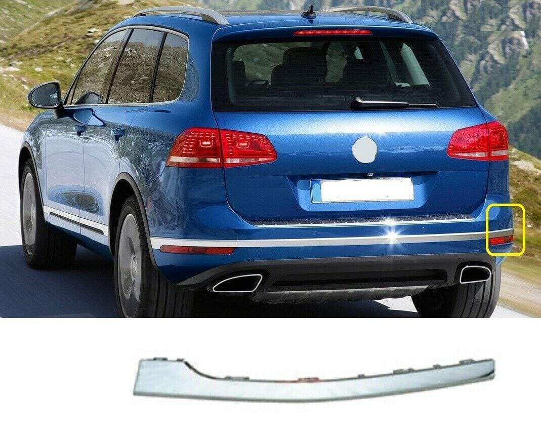 VW Touareg 2014-2018 Rear Bumper Moulding Chrome Driver Side