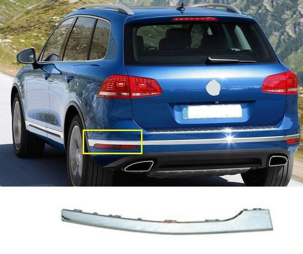 VW Touareg 2014-2018 Rear Bumper Moulding Chrome Passenger Side