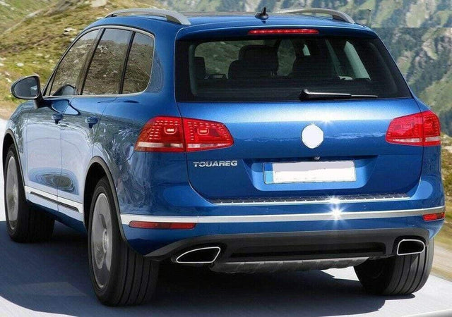Fits VW Touareg 2014-2018 Rear Bumper Spoiler Diffuser Black - image 2