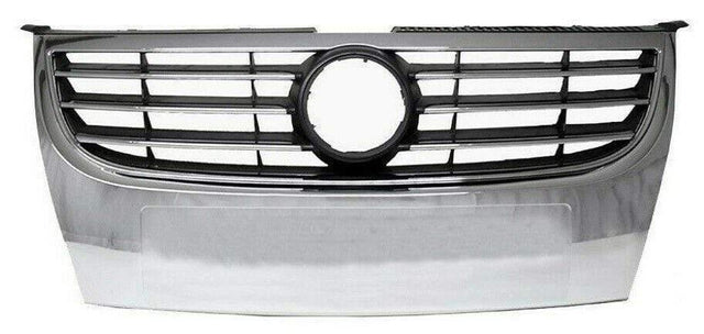 Fits VW Touran 2007-2010 Front Main Grille With Chrome Frame & Slats - image 2