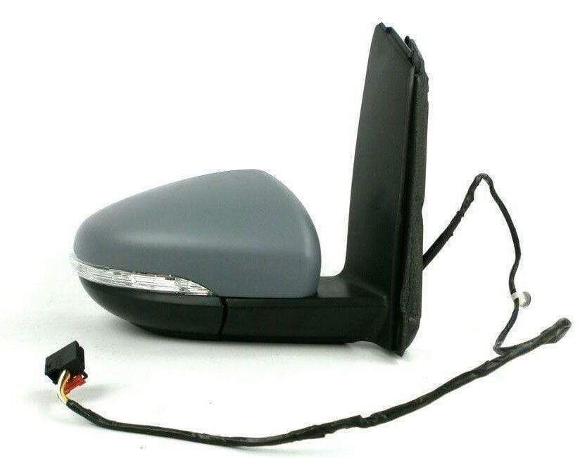 VW Touran 2010-2015 Door Wing Mirror Electric Heated Primed Driver Side