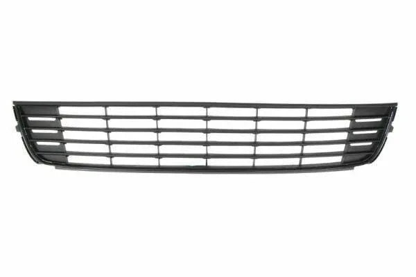 Fits VW Touran Caddy 2010-2015 Front Bumper Center Grille Black - image 2