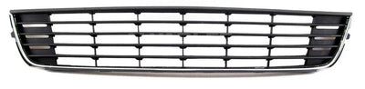 Fits VW Touran 2010-2015 Front Bumper Grille Lower Centre Chrome  - tradevehicleparts.co.uk