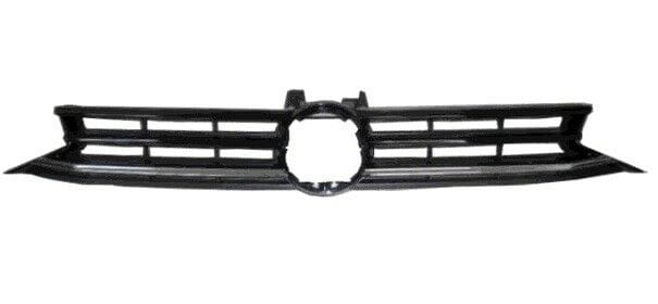 VW Touran 2015- Front Main Grille With 1 Chrome Moulding Textured