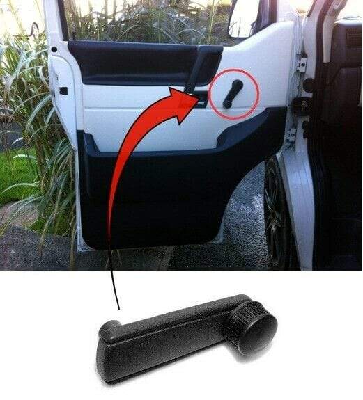 VW Transporter T4 1991-2004 Window Winder Handle Black Fits Left & Right Side