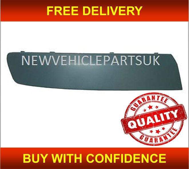 VW Transporter T5 2003-2009 Front Bumper Moulding Driver Side Textured Grey