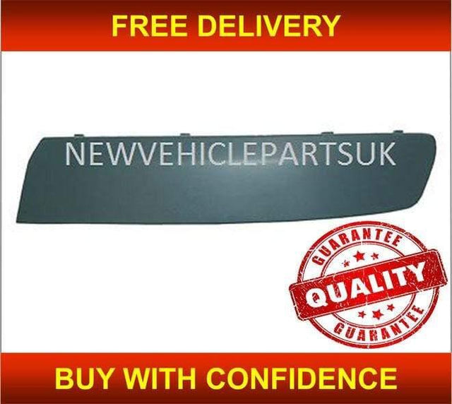 Fits VW Transporter T5 2003-2009 Front Bumper Moulding Passenger Side Textured Grey - image 2