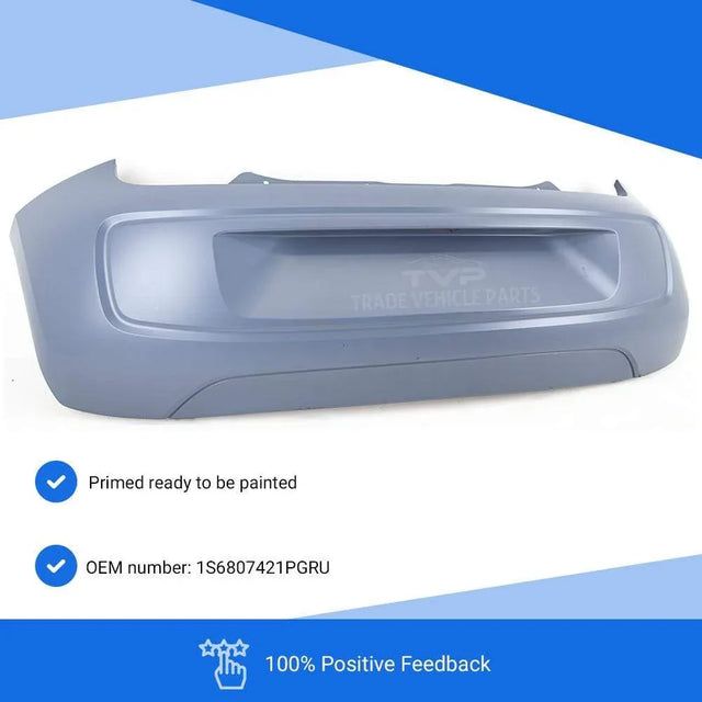 Fits VW Up 2012-2016 Rear Bumper Primed - image 2